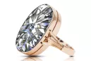 Vintage Ring Zircon Original Vintage 14K Rose Gold vrc113r